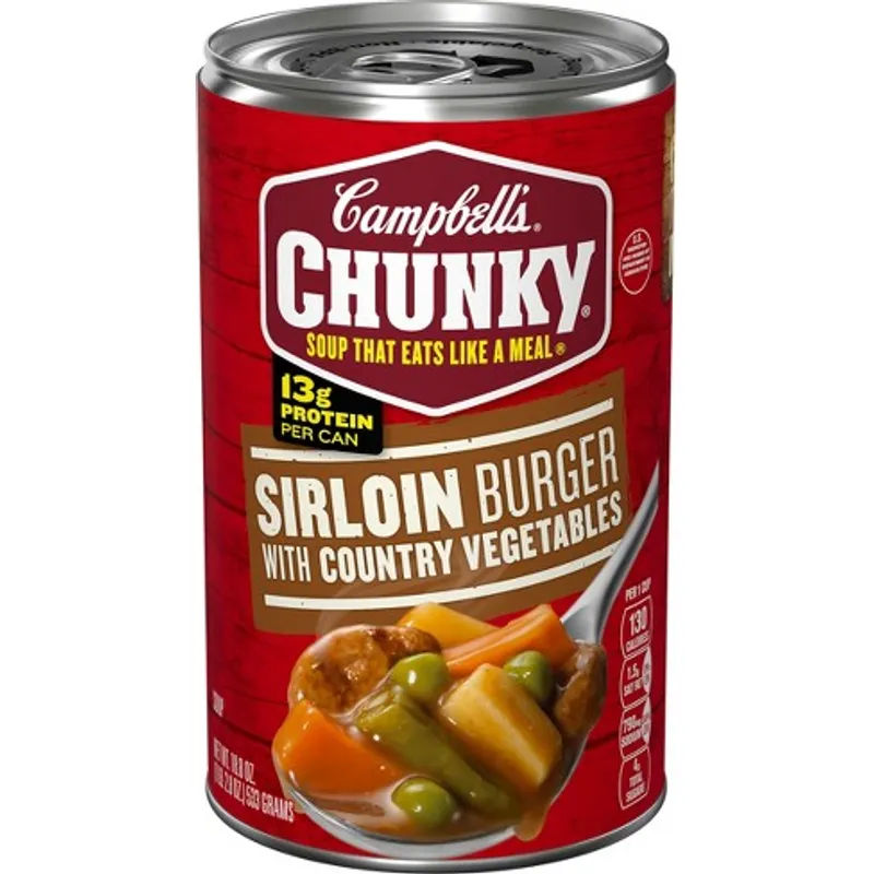 Campbells Chunky Sirloin Burger Soup view 1
