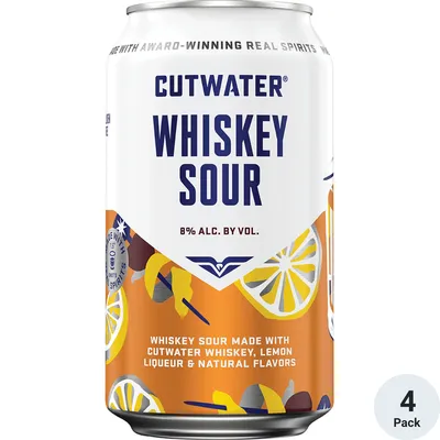 Cutwater Whiskey Sour 12 oz Can