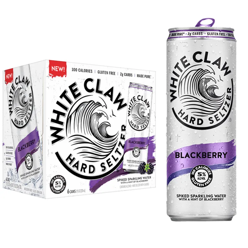 White Claw Hard Seltzer Blackberry view 1