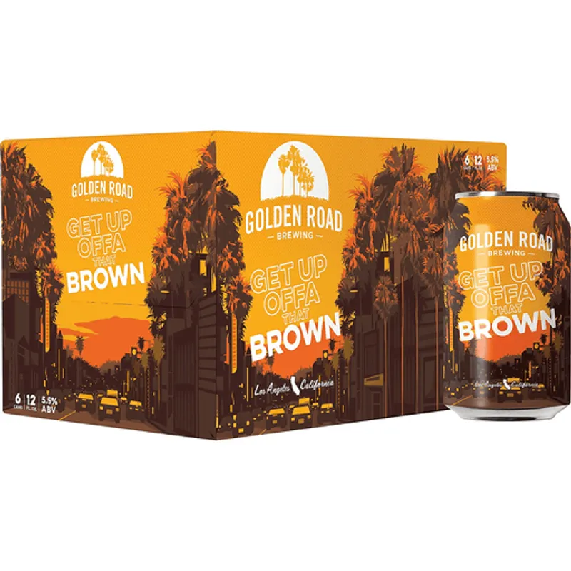 Golden Road Brewing Get Up Offa That Brown Brown Ale view 1