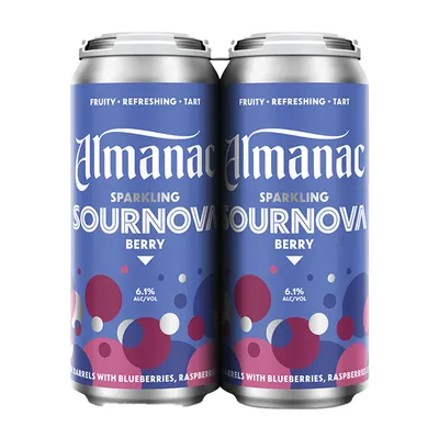 Almanac Beer Co. Blueberry Sournova 4 Pack 16oz Cans