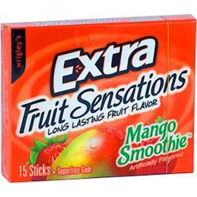 Extra Fruit Sensations Mango Smoothie Chewing Gum view 1