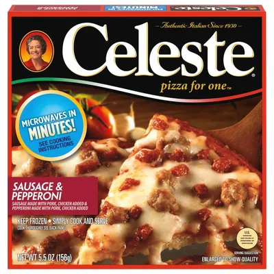 Celeste Sausage & Pepperoni Pizza 5.5 oz