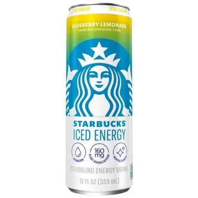 Starbucks Iced Energy Blueberry Lemonade 12 oz Can