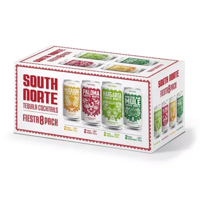 South Norte Tequila Cocktail Variety Pack 6-pack 12 oz cans