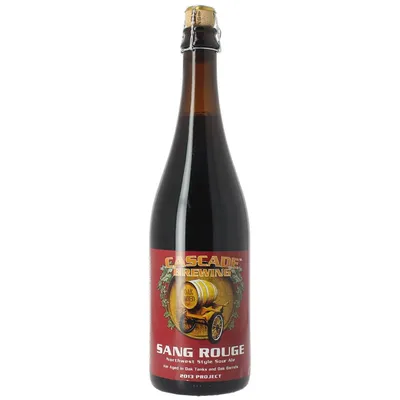 Cascade Brewing Sang Rouge Northwest Sour Ale 750mL bottle