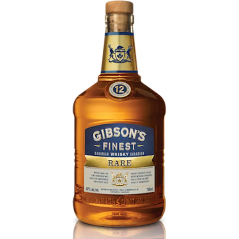 Gibsons Finest Rare Canadian Whisky 12 Year view 1