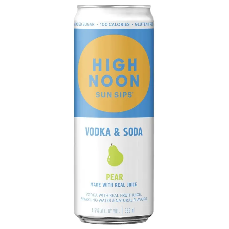 High Noon Pear Vodka & Soda view 1