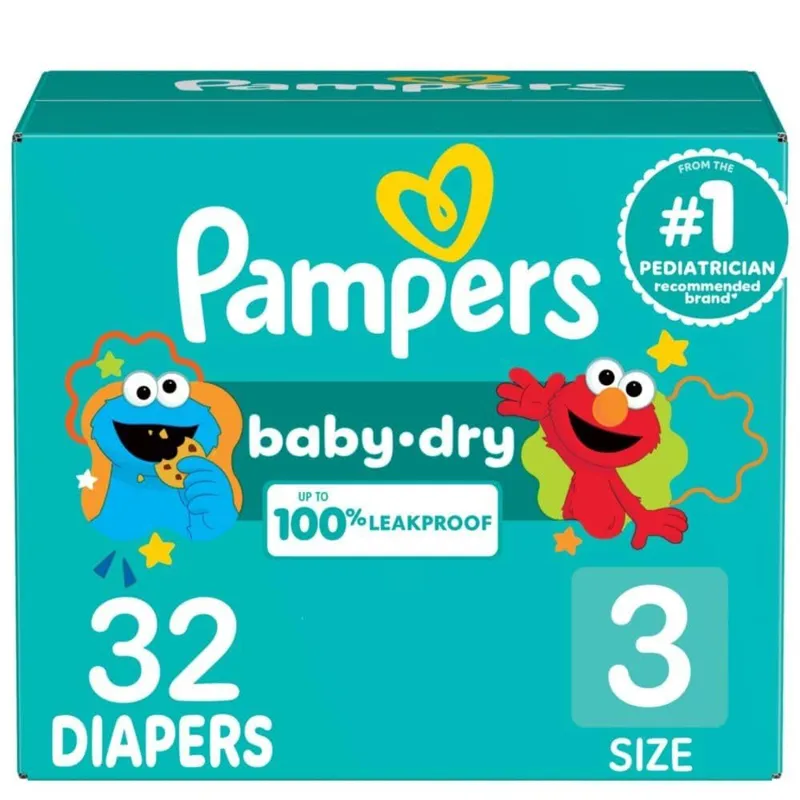Pampers Baby Dry Diapers view 1