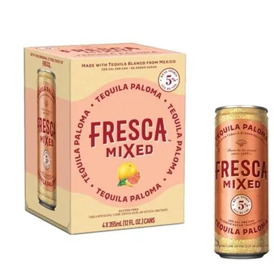 Fresca Mixed Tequila Paloma 4 Pack 12 oz Cans