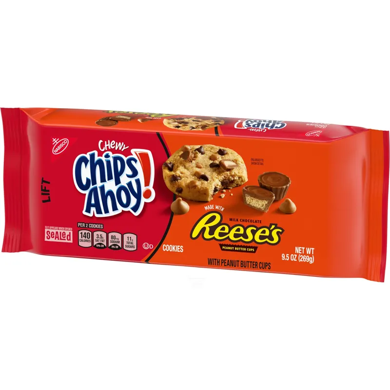 Chips Ahoy! Chewy Chocolate Chip Cookies With Reese's Peanut Butter Cups view 1