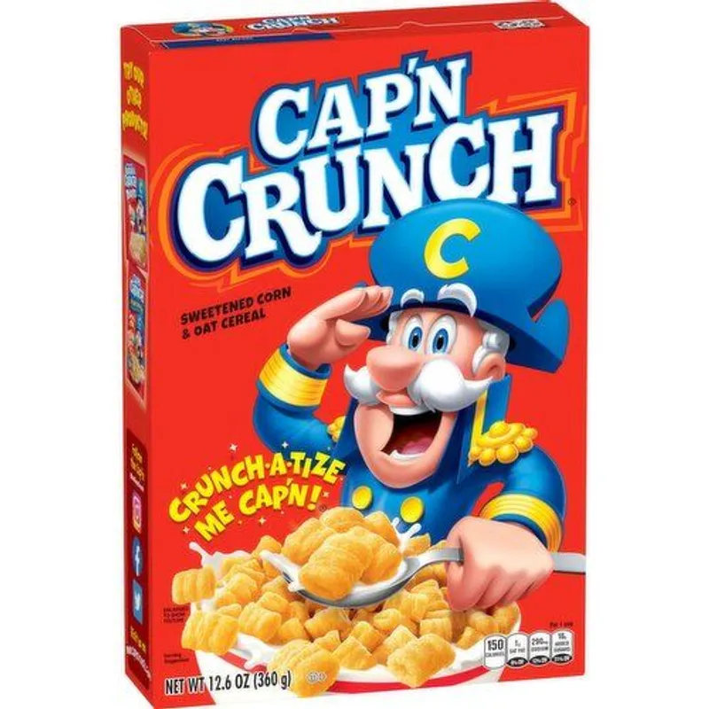 Cap'n Crunch Original Sweetened Corn & Oat Cereal Box view 1