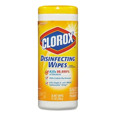 Clorox Disinfecting Wipes Crisp Lemon 35 Wipes