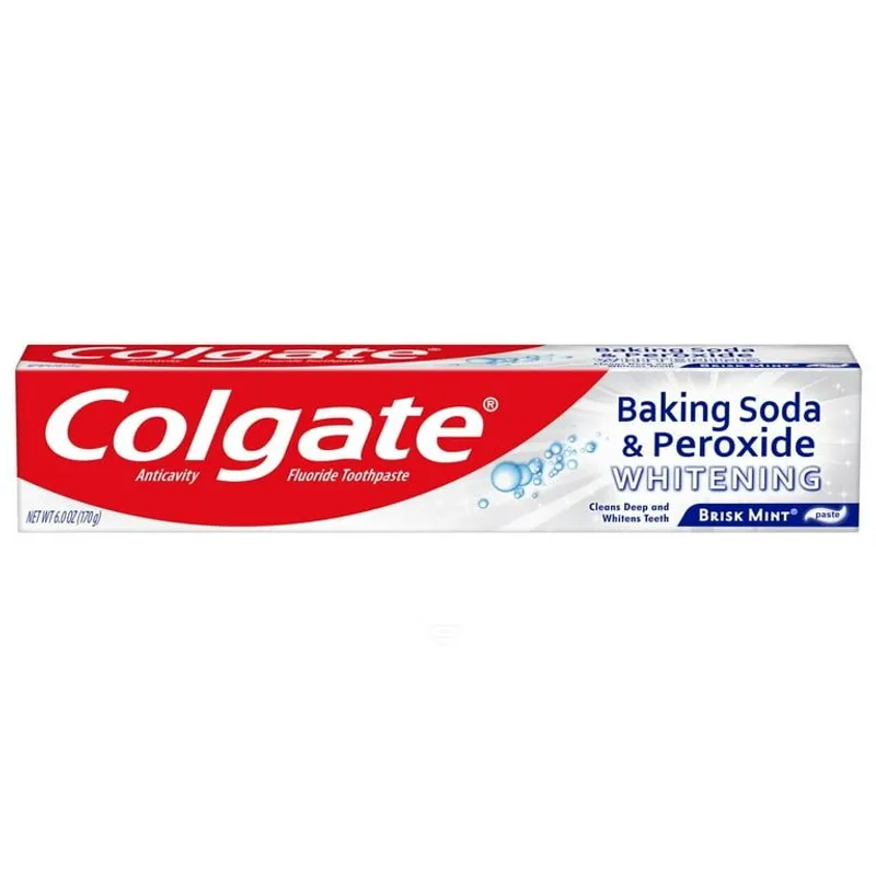 Colgate Baking Soda & Peroxide Whitening Toothpaste Brisk Mint view 1