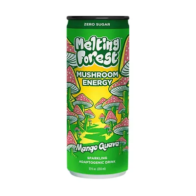 Melting Forest Mango Guava Mushroom Energy Drink 12 oz can