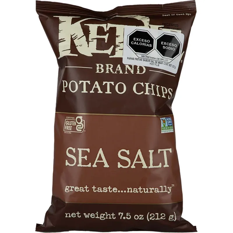 Kettle Sea Salt Potato Chips view 1