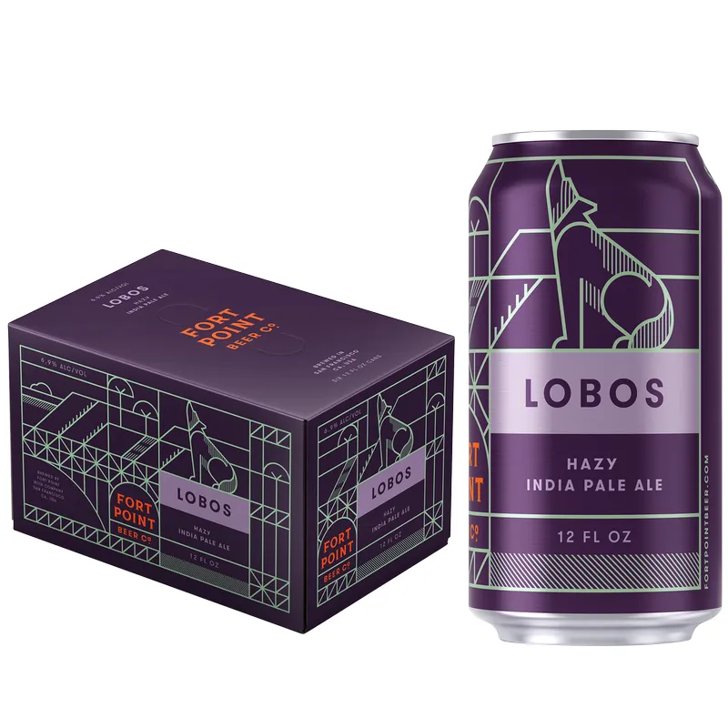 Fort Point Beer Company Lobos Hazy IPA view 1