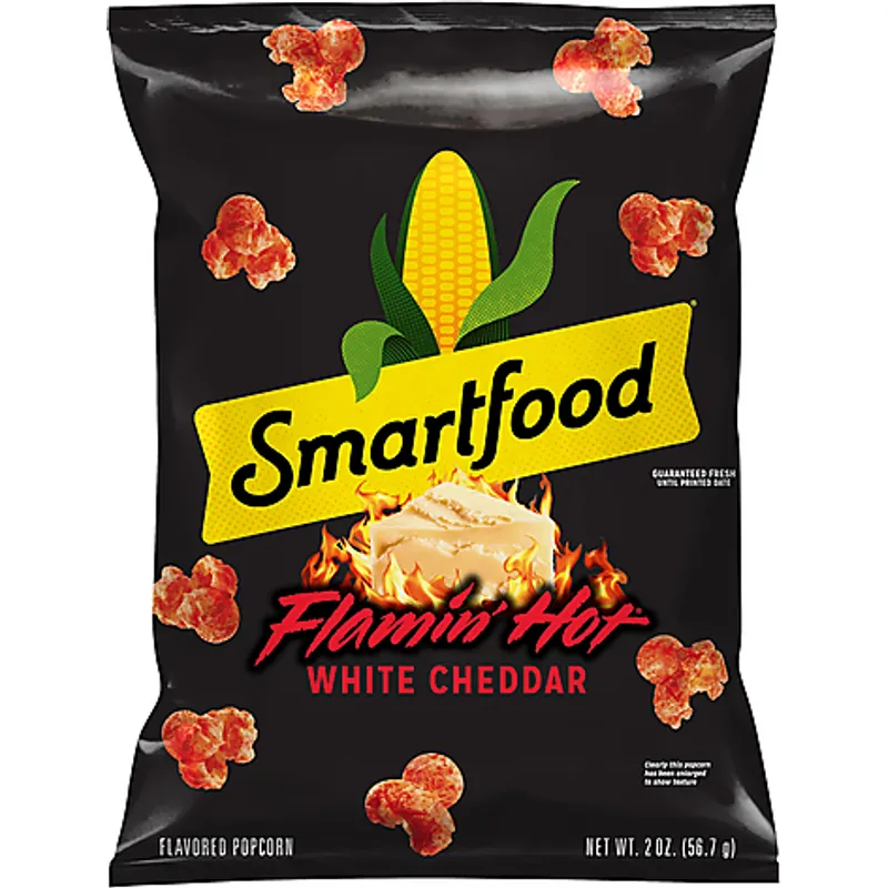 Smartfood Flamin' Hot White Cheddar Flavored Popcorn view 1