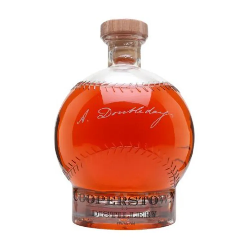 Cooperstown Distillery Doubleday Baseball Bourbon view 1