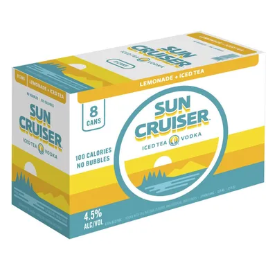 Sun Cruiser Lemonade + Iced Tea Vodka 8 Pack 355 mL