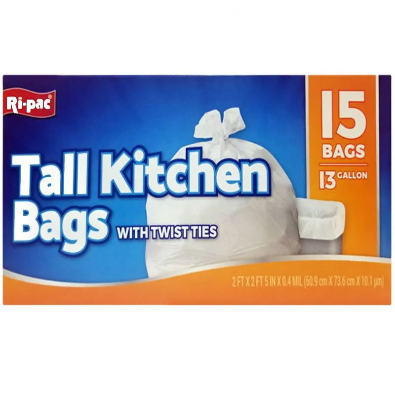RI-PAC Tall Kitchen Trash Bags view 1
