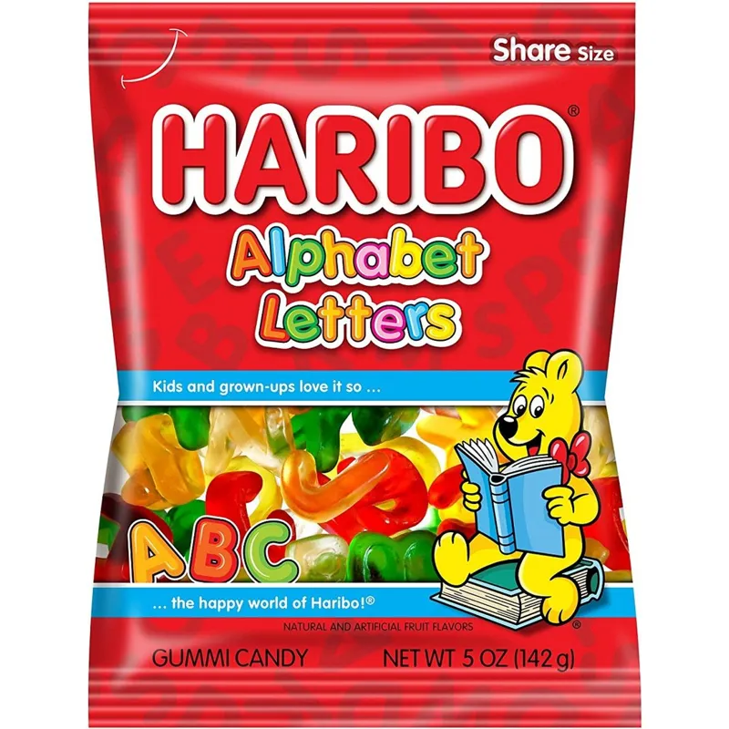 Haribo Alphabet Letters Gummi Candy view 1