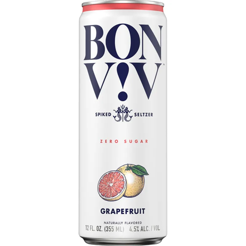 Bon & Viv Spiked Seltzer Grapefruit view 1
