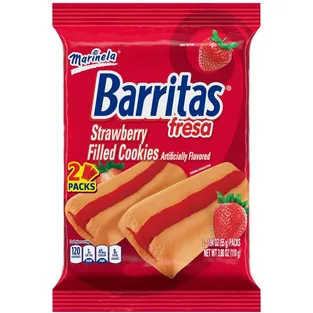 Marinela Barritas Strawberry Filled Cookie Bars
