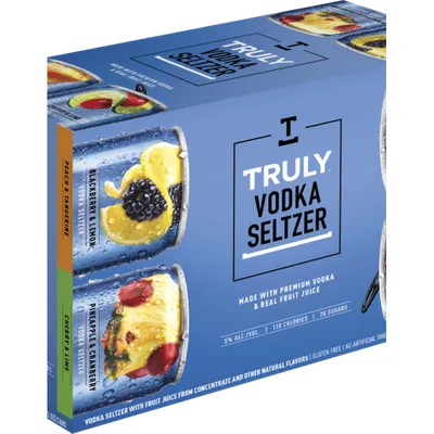 Truly Vodka Soda, Twist Of Flavor, Variety Pack, 8 Pack