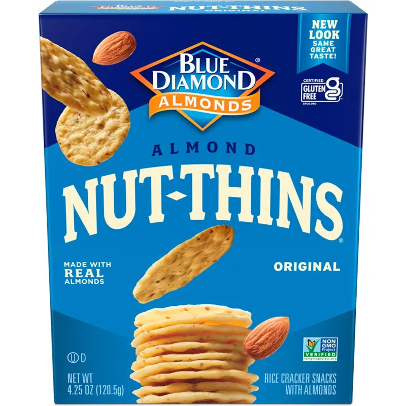Blue Diamond Nut Thins Almond view 1