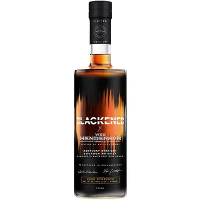 Blackened X Wes Henderson Kentucky Straight Bourbon Whiskey Finished in White Port Wine Casks 750 mL