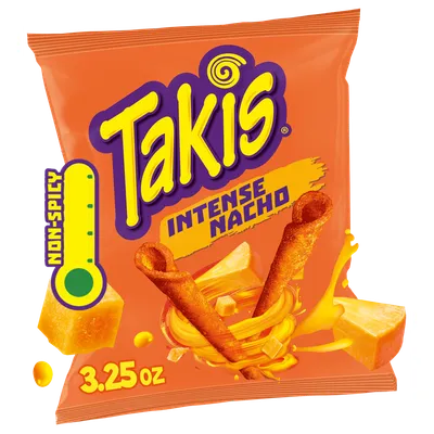 Takis Intense Nacho Cheese Rolled Tortilla Chips