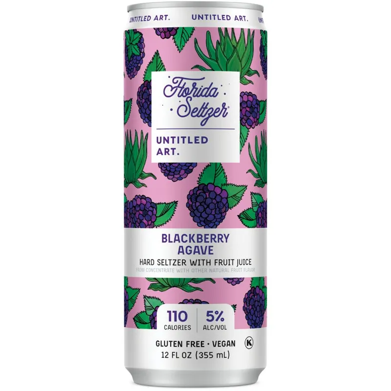 Untitled Art Florida Seltzer Blackberry Agave view 1