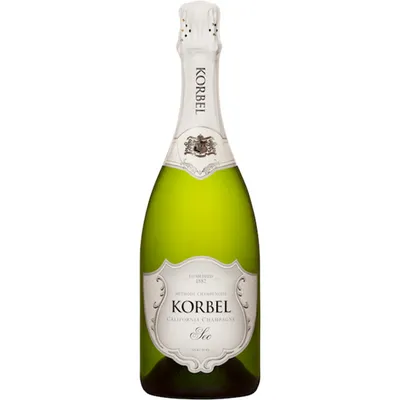 Korbel Extra Dry Champagne Blend Sparkling Wine 187mL