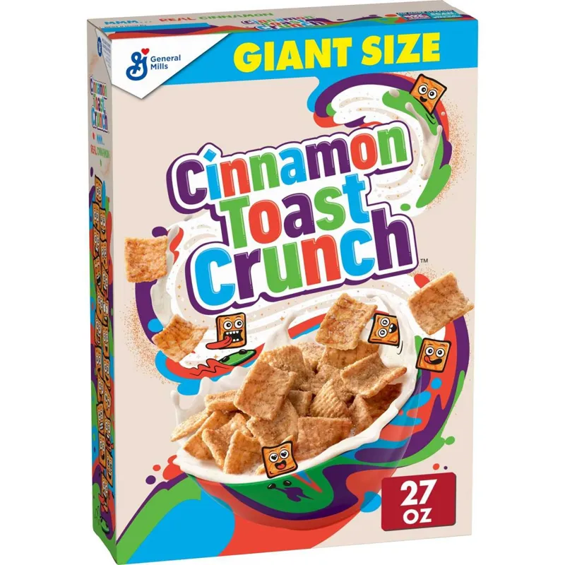 General Mills Cinnamon Toast Crunch Cereal Box view 1