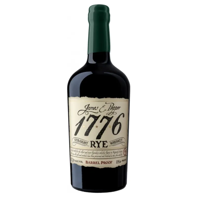 James E. Pepper 1776 Barrel Proof Straight Rye Whiskey view 1