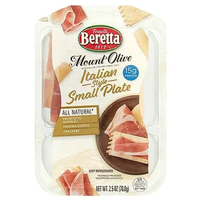 Fratelli Beretta Italian Small Plate Prosciutto and Fontina Cheese with Crackers 2.5 oz
