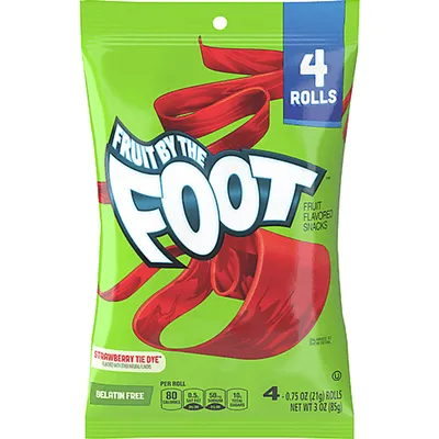 Betty Crocker Fruit By The Foot Fruit Flavored Snacks, Strawberry Tie Dye
