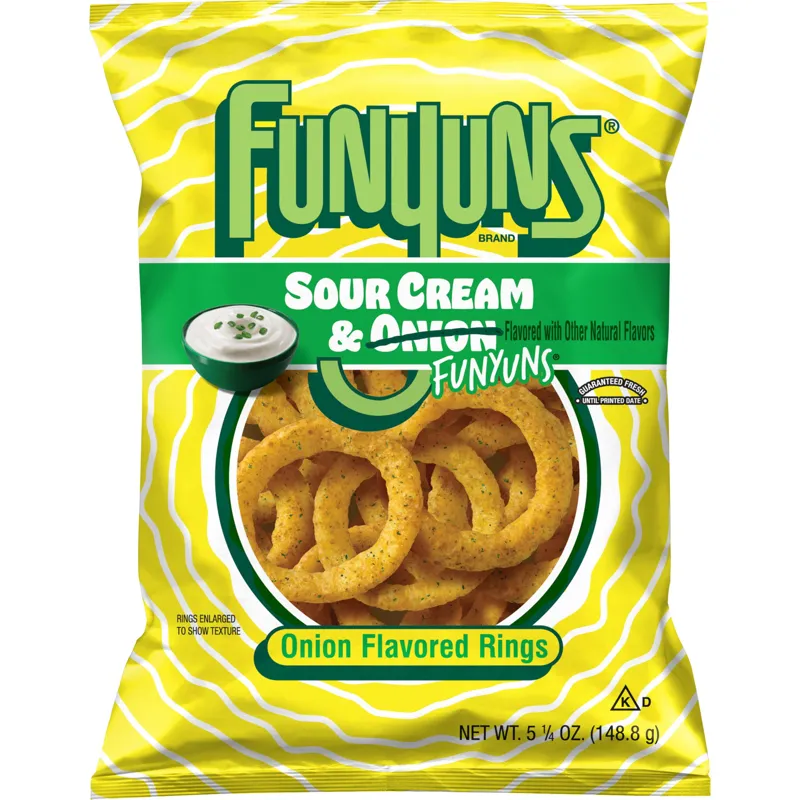 Funyuns Sour Cream and Onion Flavored Rings view 1