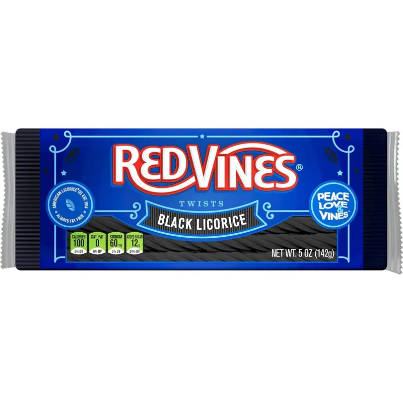 Red Vines Black Licorice Twists Box view 1