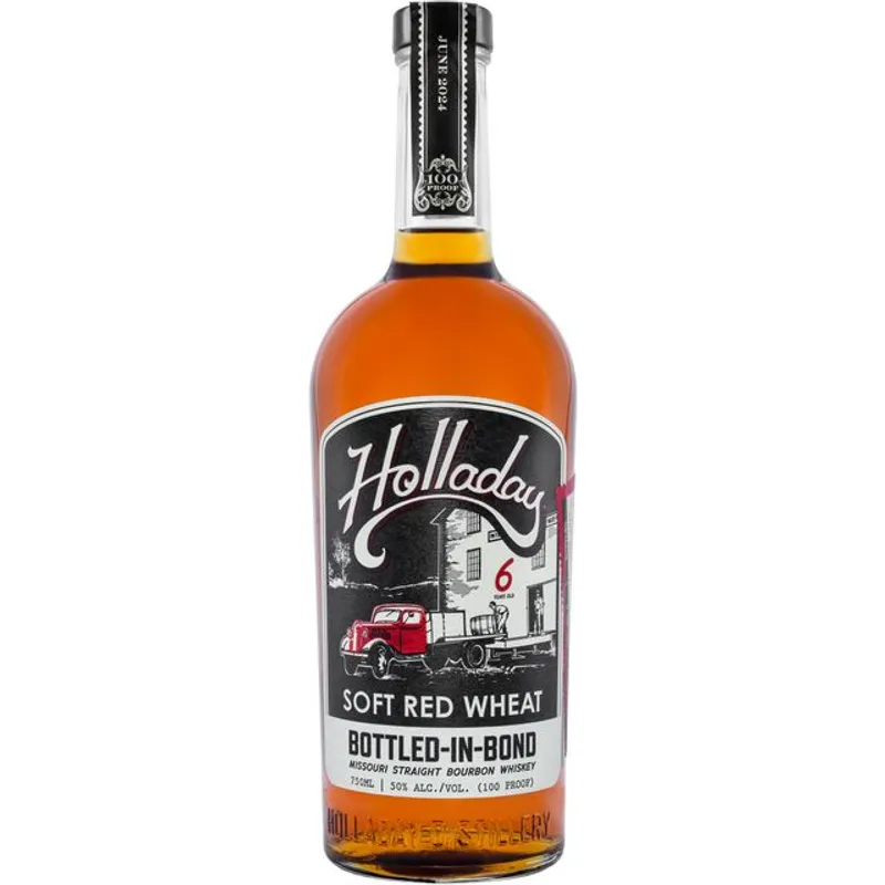 Ben Holladay Soft Red Wheat Bottled-in-Bond Bourbon 6 Year view 1