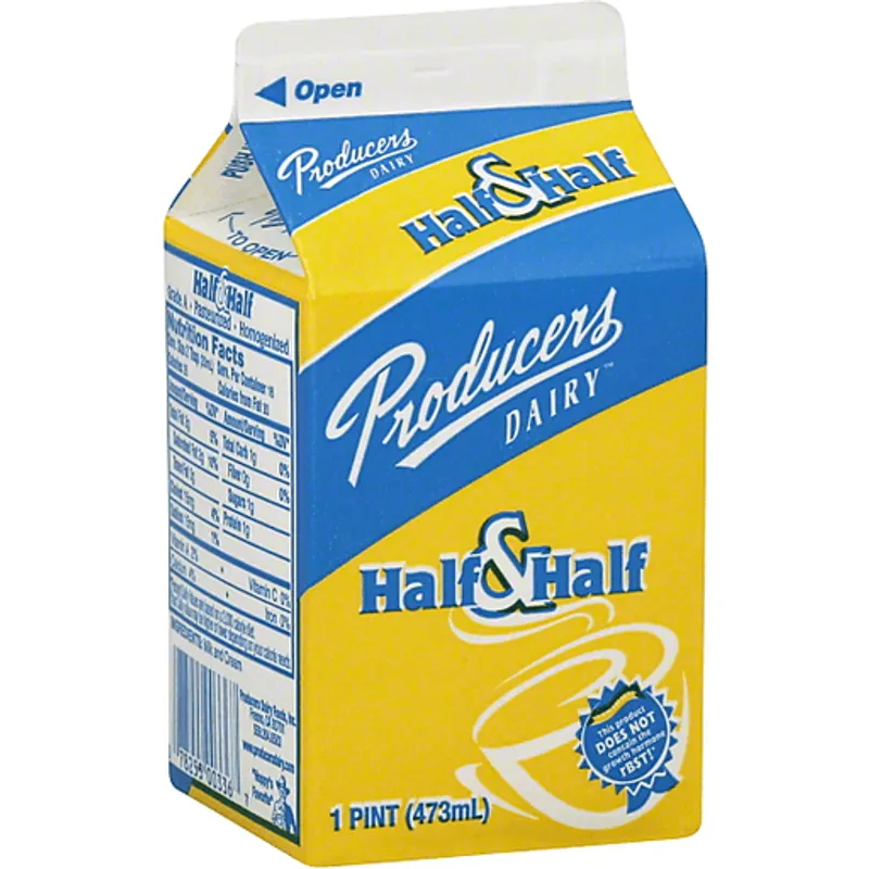 Producers Dairy Half & Half view 1