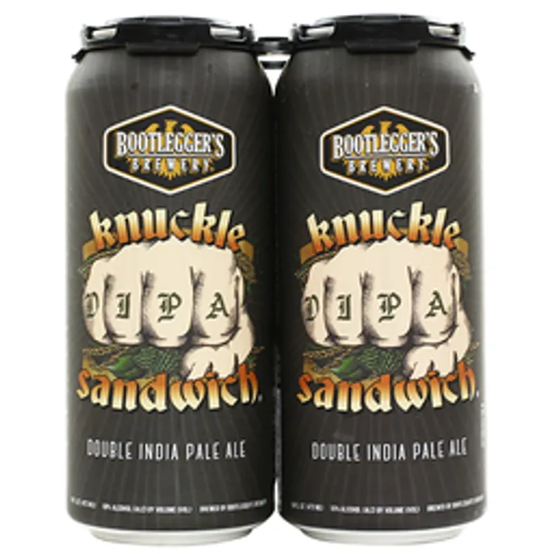 Bootlegger's Brewery Knuckle Sandwich Double IPA view 1