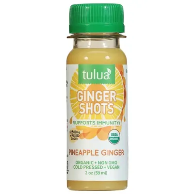 Tulua Pineapple Ginger Shot 2 oz Bottle