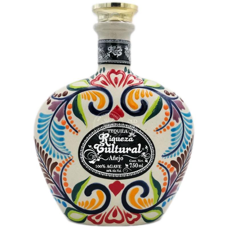 Riqueza Cultural Ceramica Anejo Tequila view 1