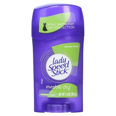 Lady Speed Stick Invisible Dry Antiperspirant Deodorant Powder Fresh 2.3 oz
