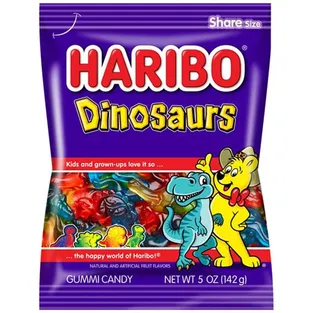 Haribo Dinosaur Gummy Candy Share