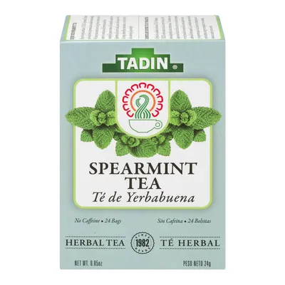 Tadin Spearmint Herbal Tea 24 bags 0.85 oz
