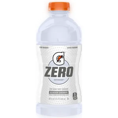 Gatorade G Zero Zero Sugar Thirst Quencher Glacier Cherry 20 oz Bottle
