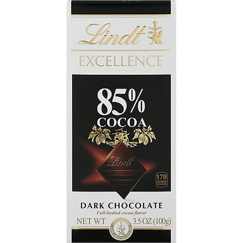 Lindt Excellence Candy Bar Extra Dark - 85% Cocoa Box view 1